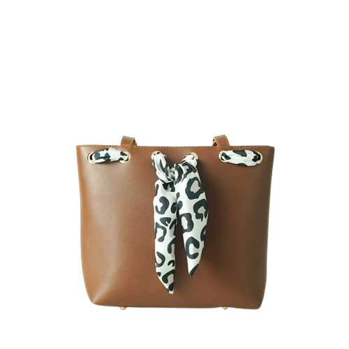Ardenella Grip Tote Brown Bag
