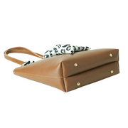 Ardenella Grip Tote Brown Bag
